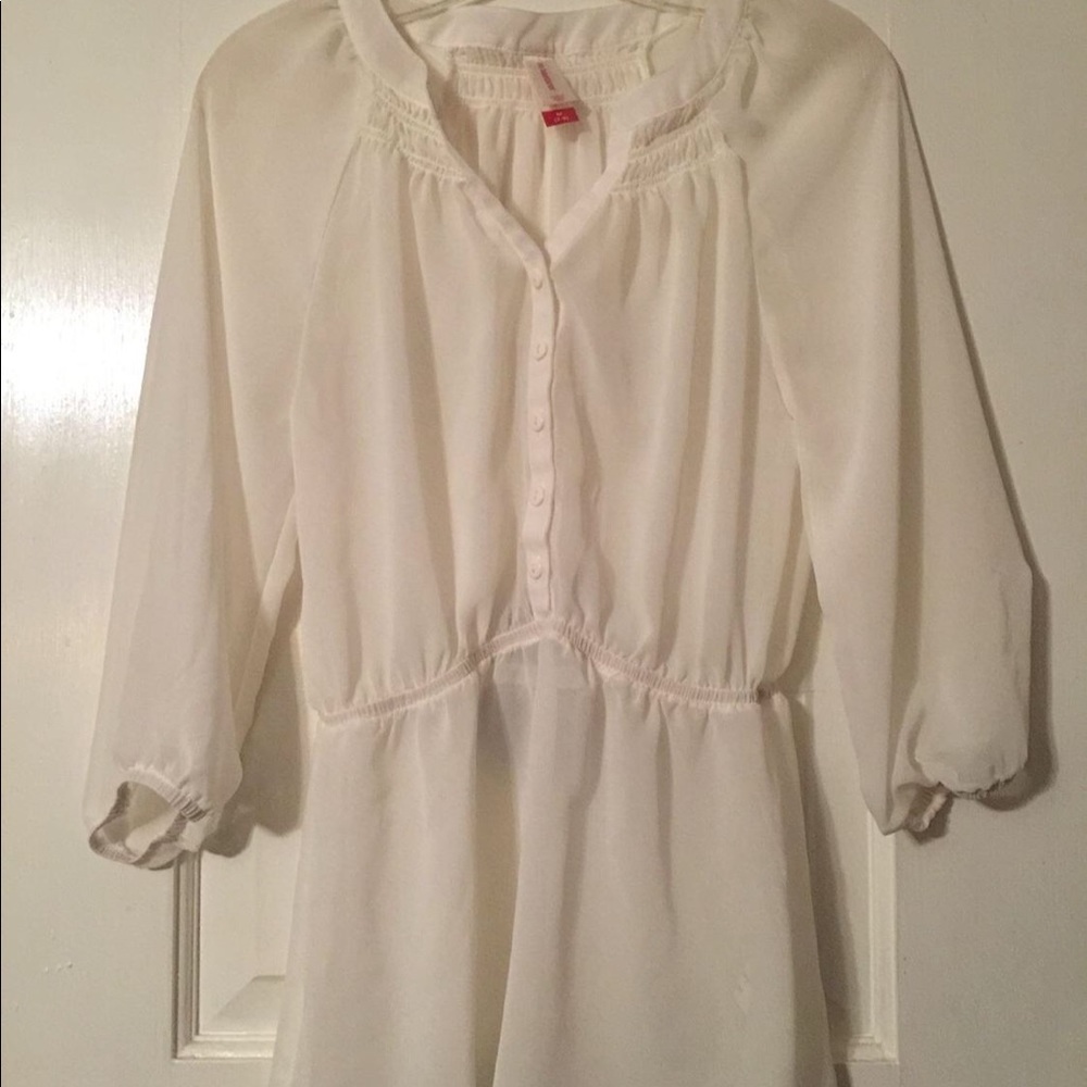 Ivory Blouse 3/4 length sleeve