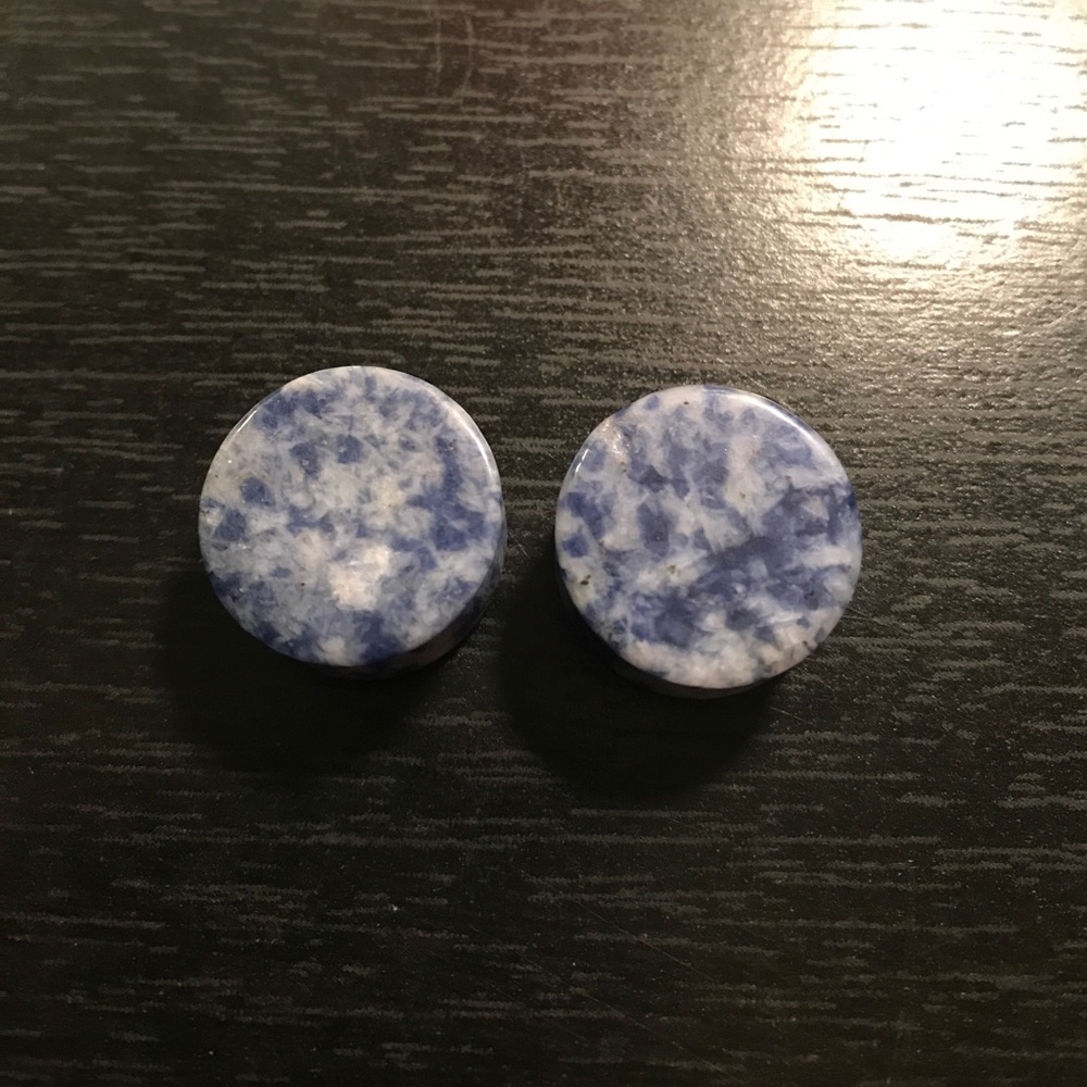Blue marble flare plugs