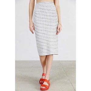 BDG striped pencil skirt