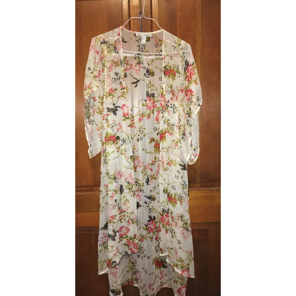 Kimono with Birds and Flowers / Festival Fashion
