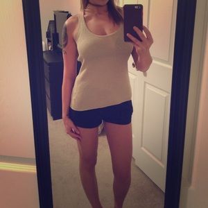 Mixit gold razorback tank Mixit gold razorback tank