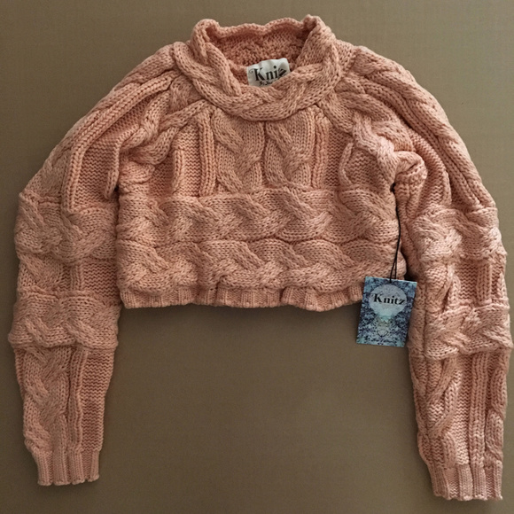 For Love And Lemons Sweaters For Love Lemons Knitz Greenwich Crop Sweater Poshmark