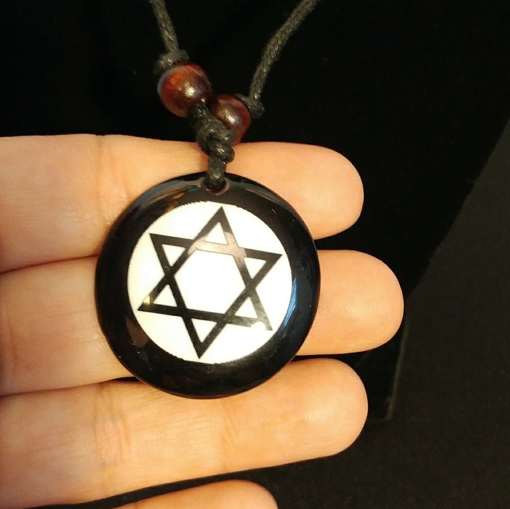 Star of David on cord