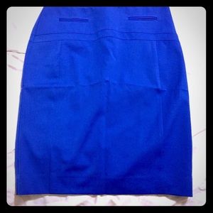 Express royal blue pencil skirt