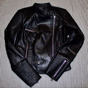 NWT Zara Vegan leather jacket NWT Zara Vegan leather jacket