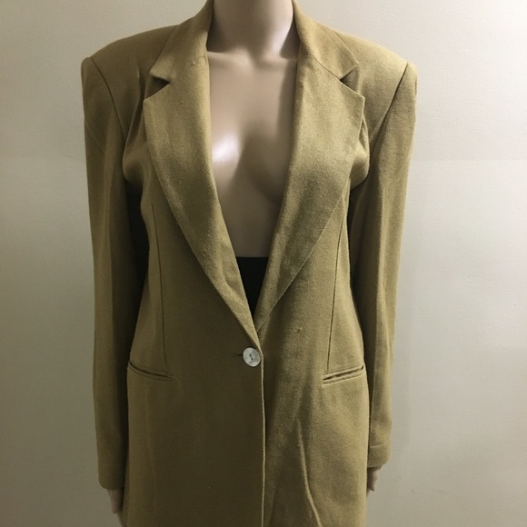 🆕 Blazer Jacket 💯% Silk - Picture 7 of 8