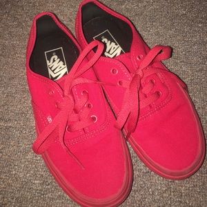 Red Vans