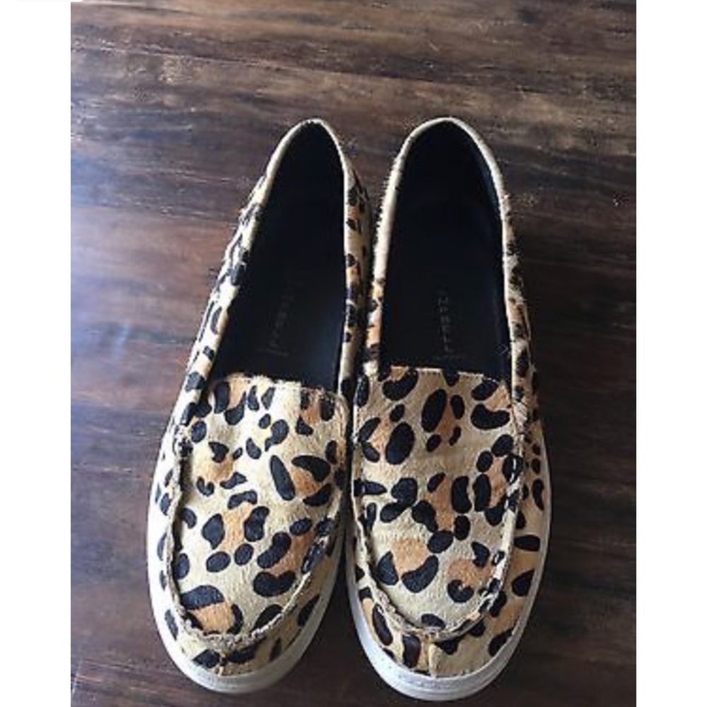 Jeffery Campbell Cheetah pony hair loafers