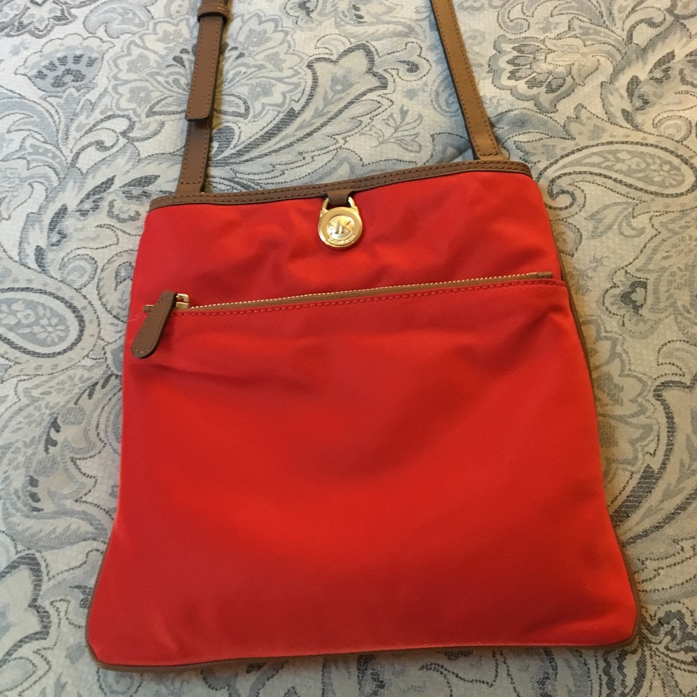 Red Michael Kors Cross Body