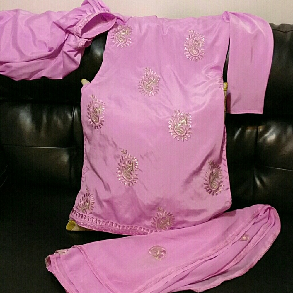 Indian/pakistani pink gorgeous patiala salwar