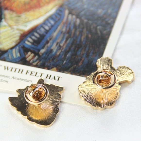 NEW Frida Kahlo Self Portrait Inspired Enamel Pins - Picture 7 of 8