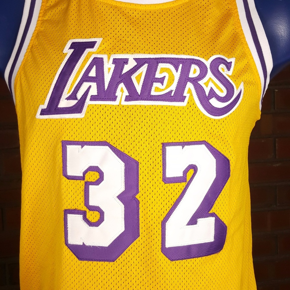 Magic Johnson Vintage NBA Hardwood Classics Jersey - Picture 1 of 8
