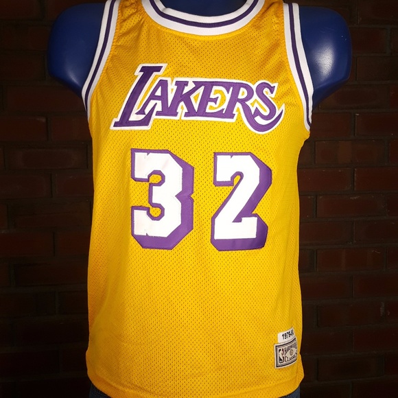 Magic Johnson Vintage NBA Hardwood Classics Jersey - Picture 2 of 8