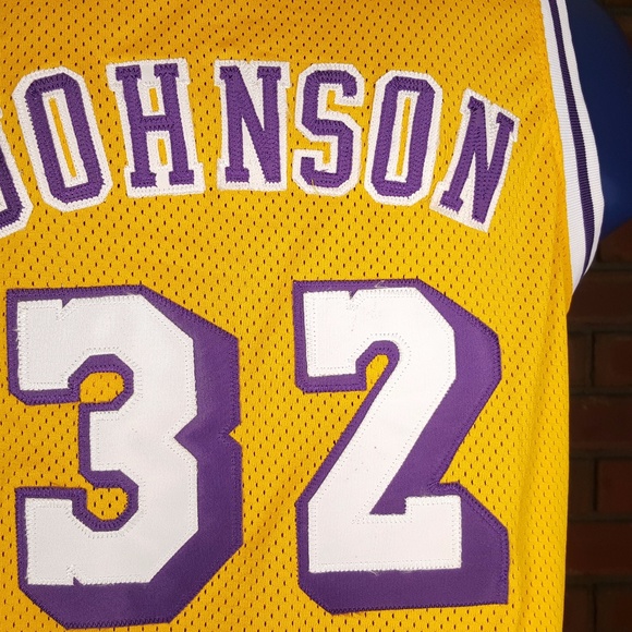 Magic Johnson Vintage NBA Hardwood Classics Jersey - Picture 6 of 8