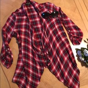 🆕❤️Too Cute!❤️Flannel top/jacket wrap 🆕❤️Too Cute!❤️Flannel top/jacket wrap