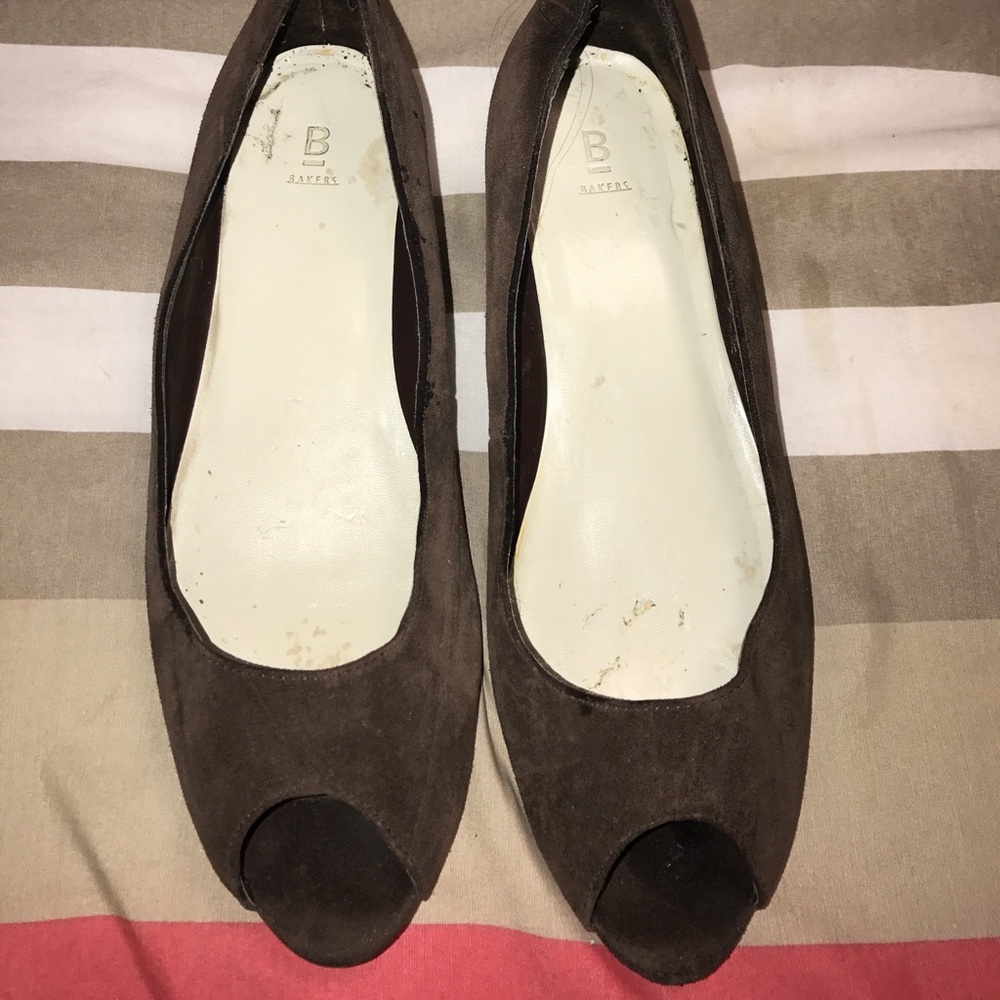 Open toe low  wedge