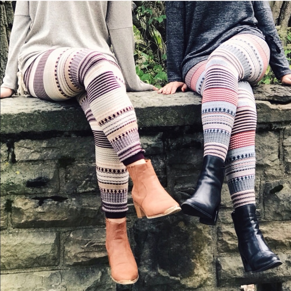  Sweater Knit Leggings - Picture 2 of 7