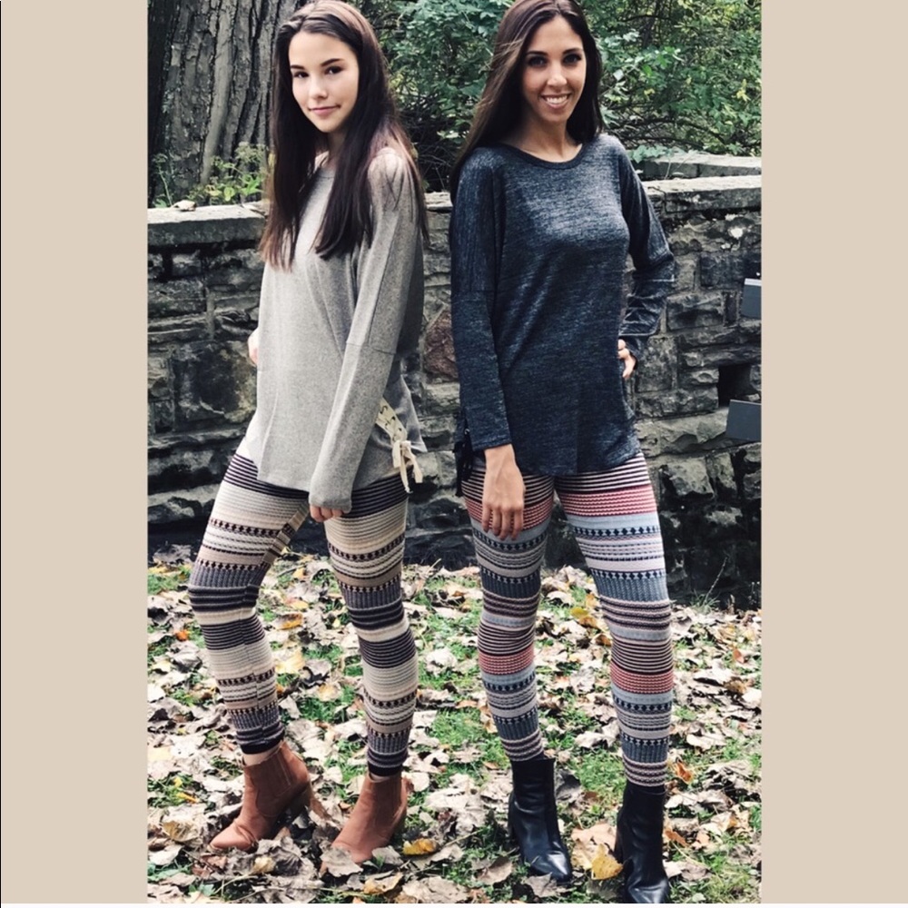  Sweater Knit Leggings - Picture 3 of 7