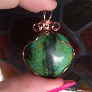 Turquoise Jasper Pendant
