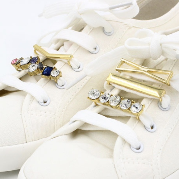 HP!! Rhinestone & Pearl Shoelace Charms 9 Designs - Picture 4 of 8