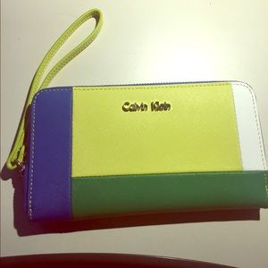Authentic Calvin Klein Wristlet Clutch