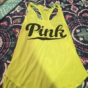 VS Pink racerback tank Meduim VS Pink racerback tank Meduim