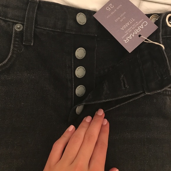 Carmar black denim shorts - Picture 3 of 7