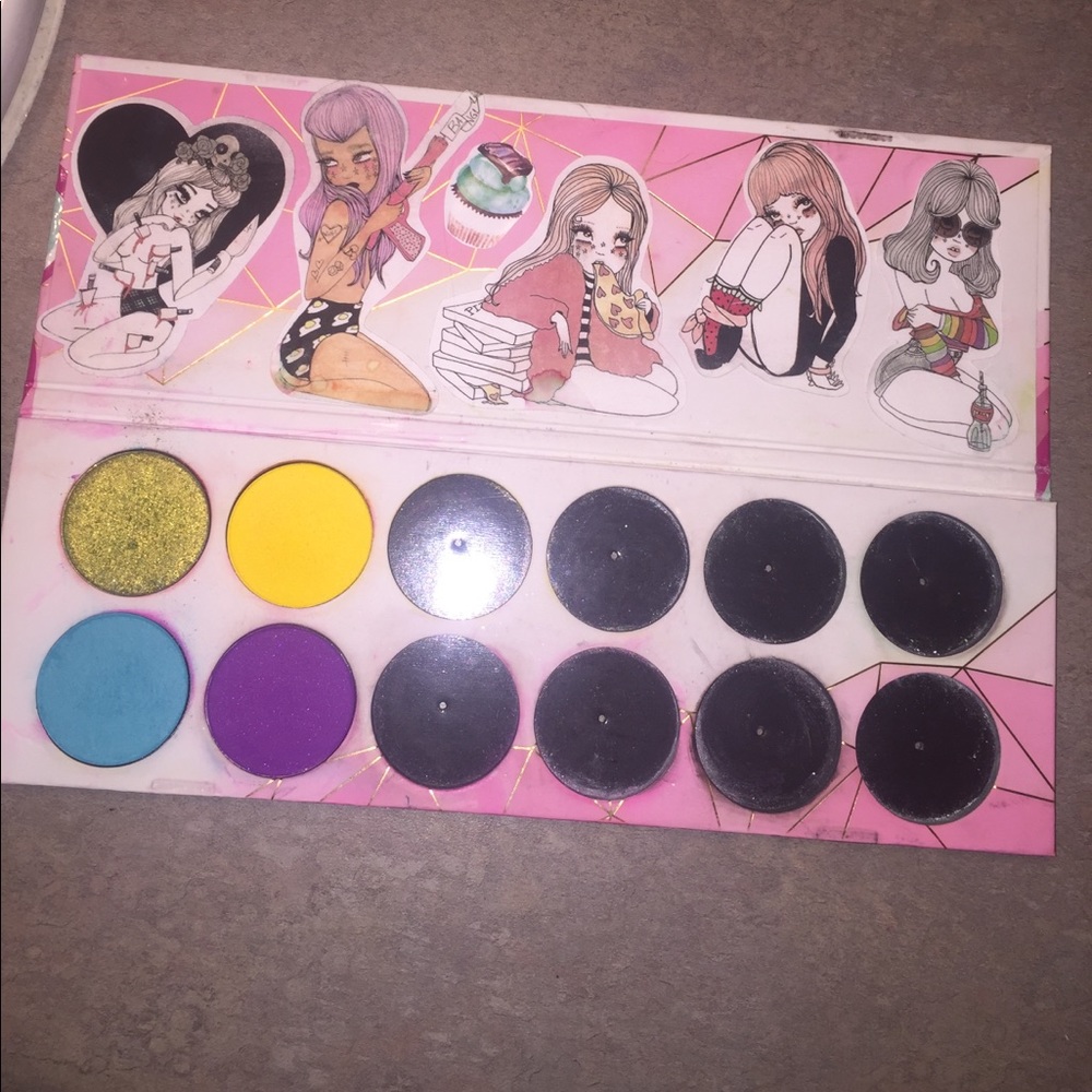 Sugarpill PRO palette + Valfré stickers