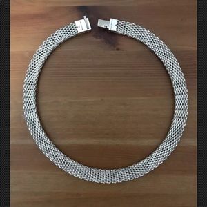 Retired Tiffany & Co Somerset Mesh Necklace Retired Tiffany & Co Somerset Mesh Necklace