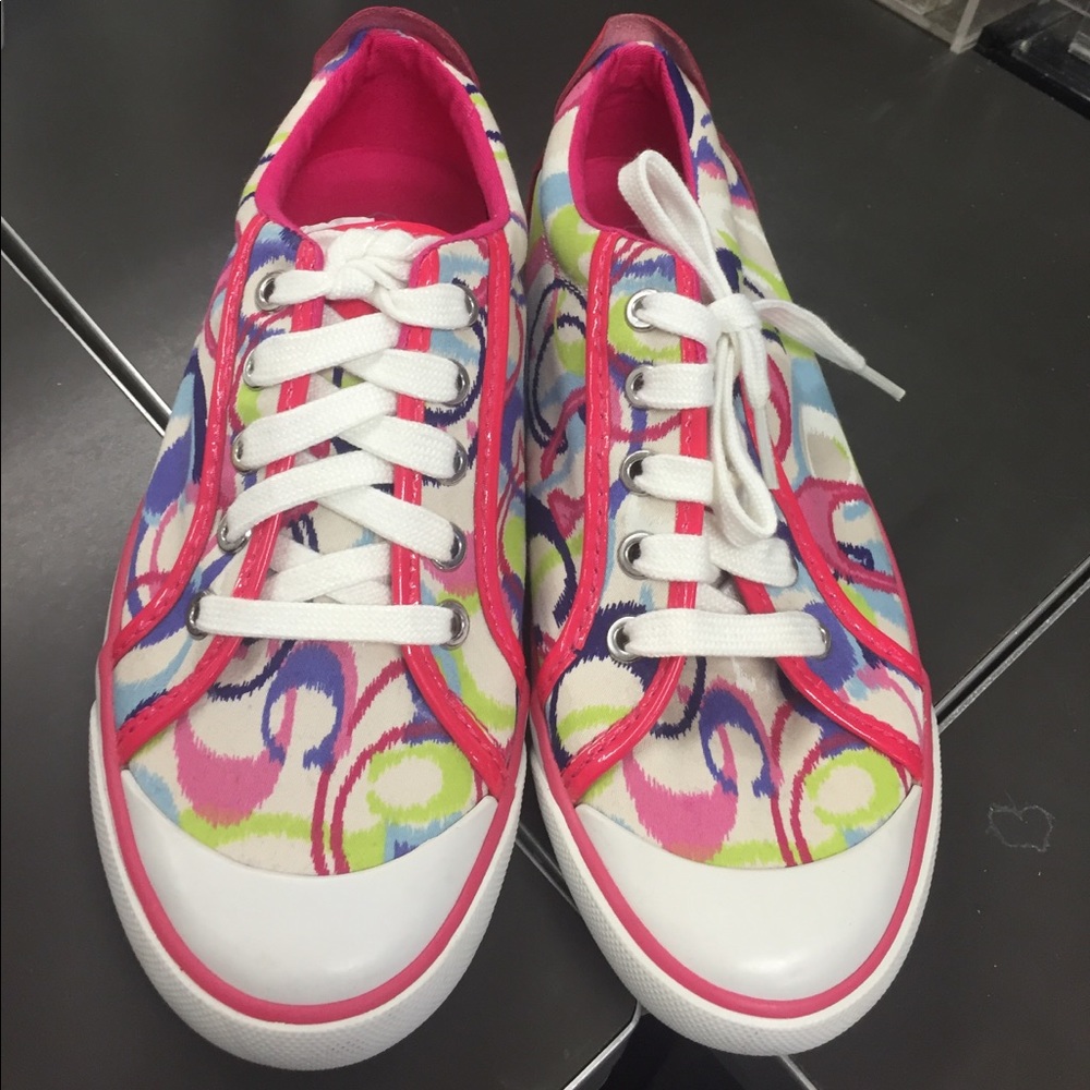 Authentic & Brand new multicolored Coach sneakers