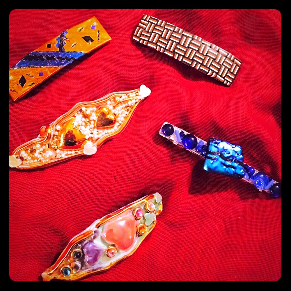 Retro Barrettes (5)