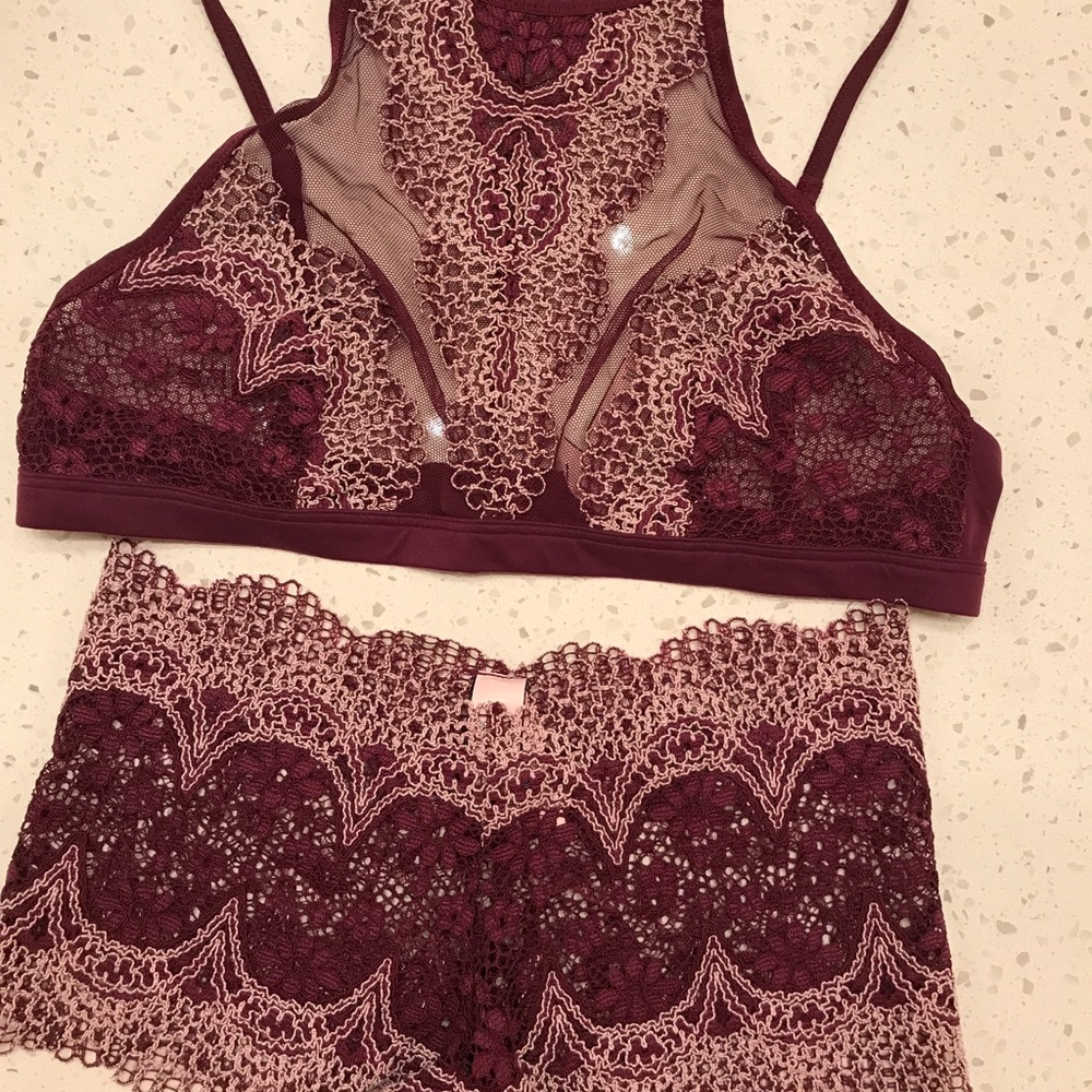 VICTORIAS SECRET bralette + cheeky