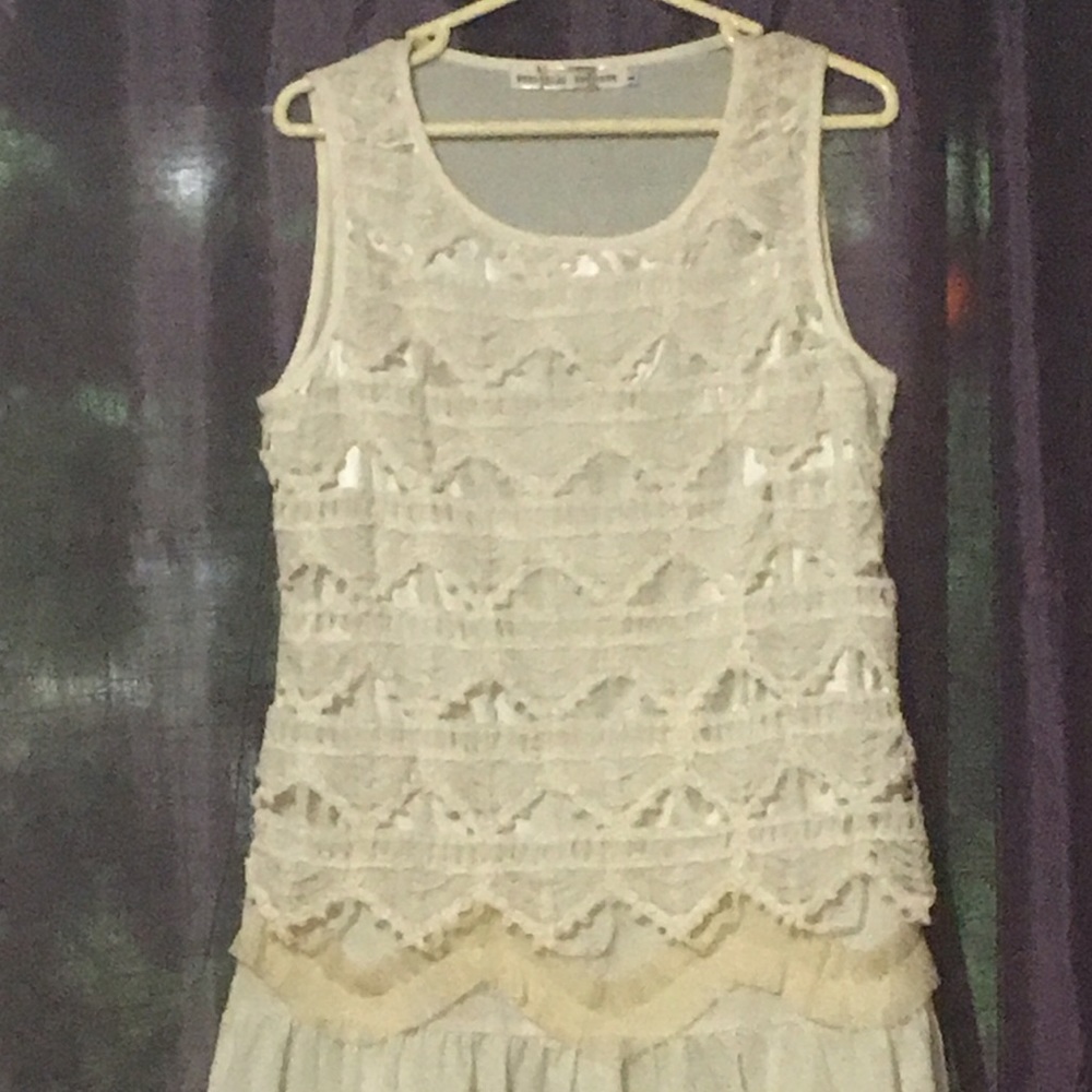 Ruffles and lace dress