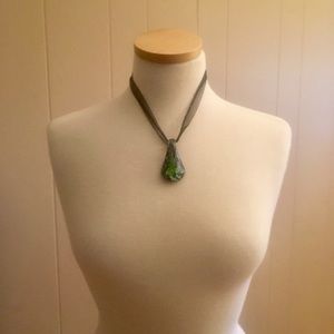 URBAN OUTFITTERS Leather Cord/Ribbon Necklace