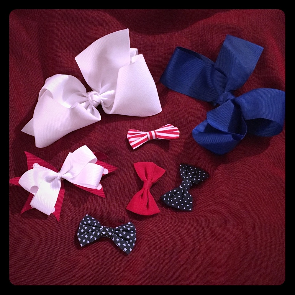 Hair bows (7)
