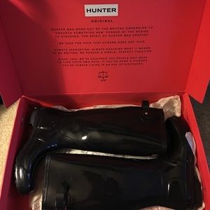 Hunter Tall Adjustable Rain Boots GLOSSY