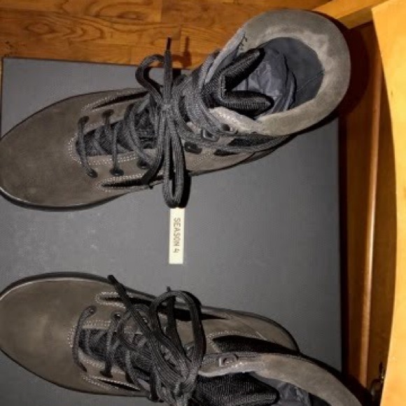 YEEZY season 4 combat boots.