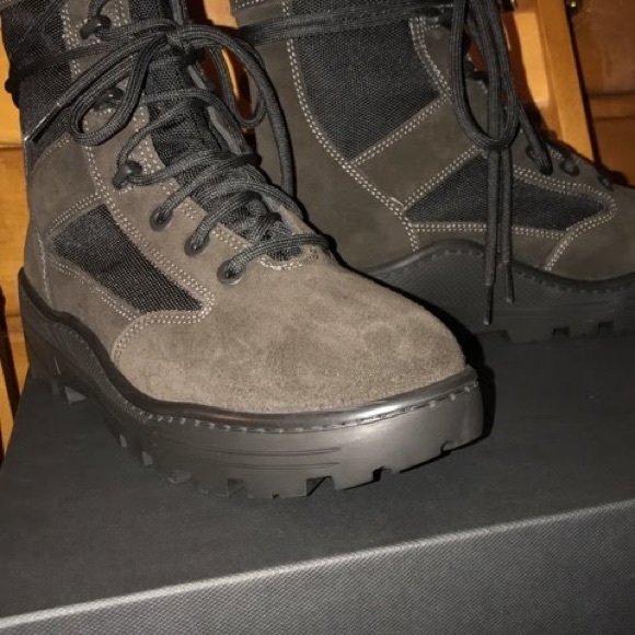 YEEZY season 4 combat boots.