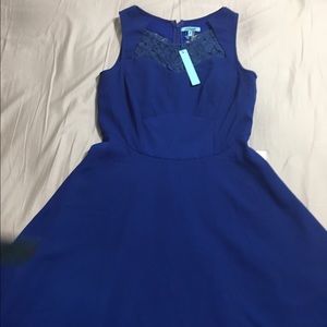 Royal blue dress
