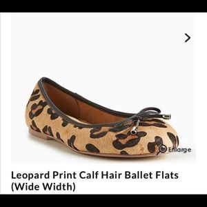 Size 8.5 leopard ballet flat