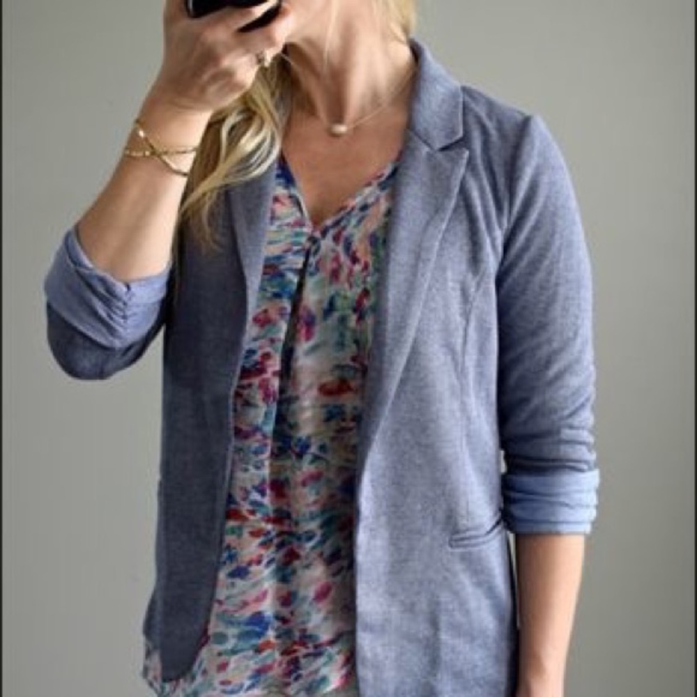 Skies are Blue- Asa Blazer in blue. NWOT