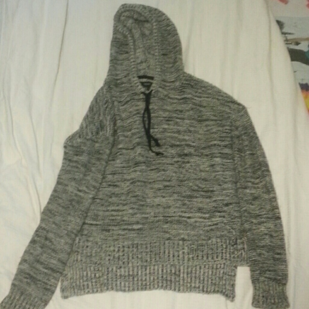 *DONATED!* Hooded soft knit sweater