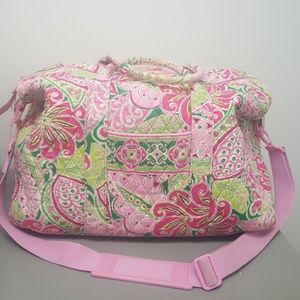 Vera Bradley large MINT travel bag