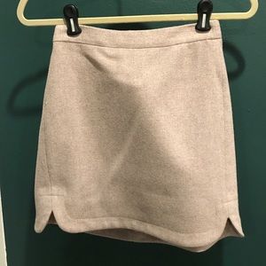 Creme colored wool mini