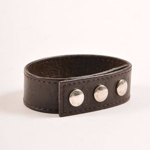 Louis Vuitton Monogram Leather Snap Bracelet Louis Vuitton Monogram Leather Snap Bracelet