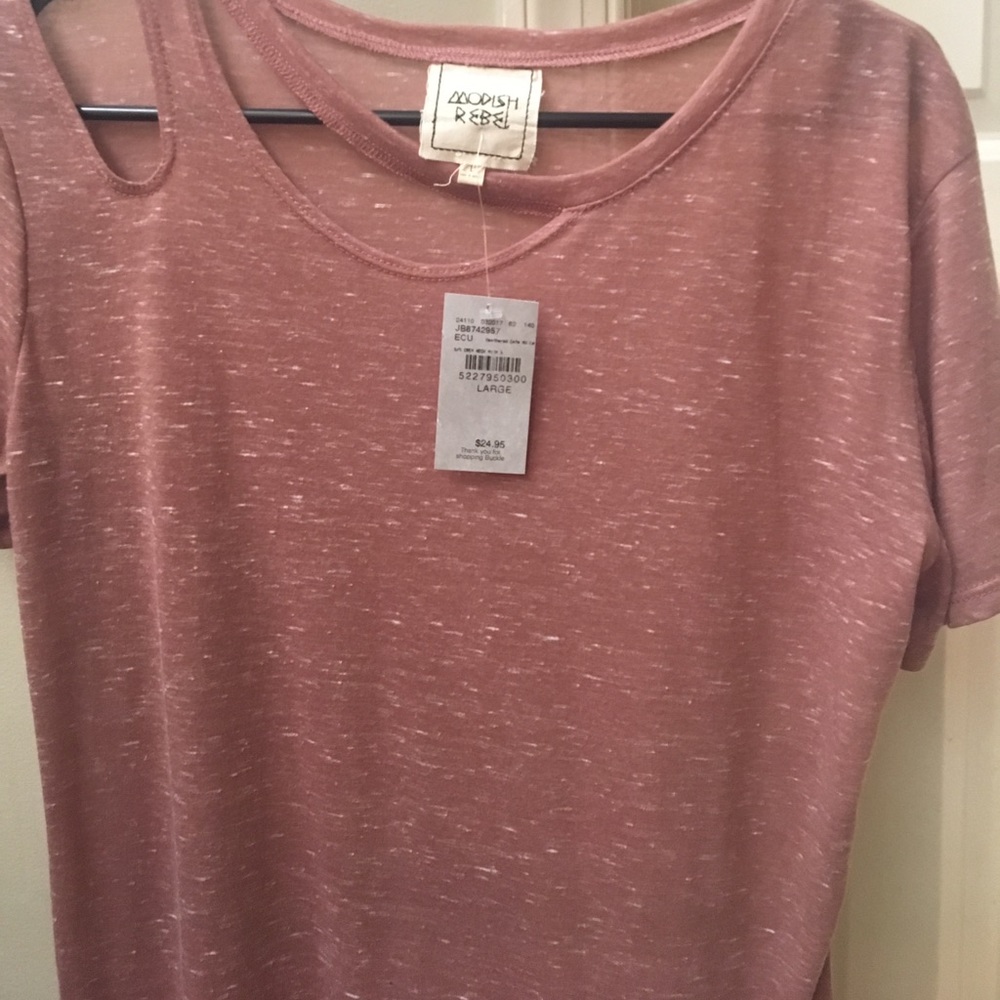 Vintage rose distressed top