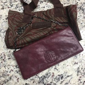 Plum leather Clutch Plum leather Clutch