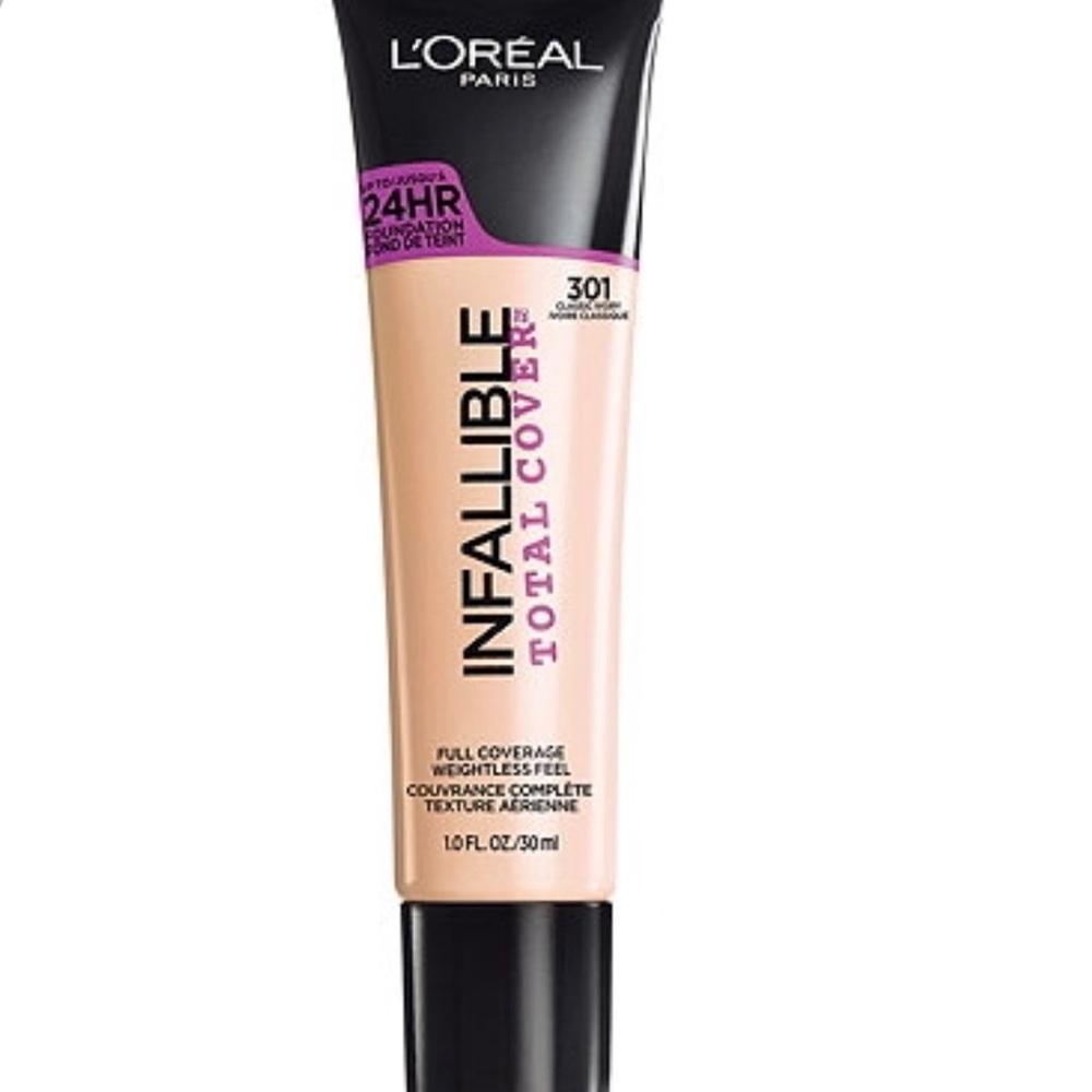 L'Oréal infallible foundation (FULL COVERAGE!!)