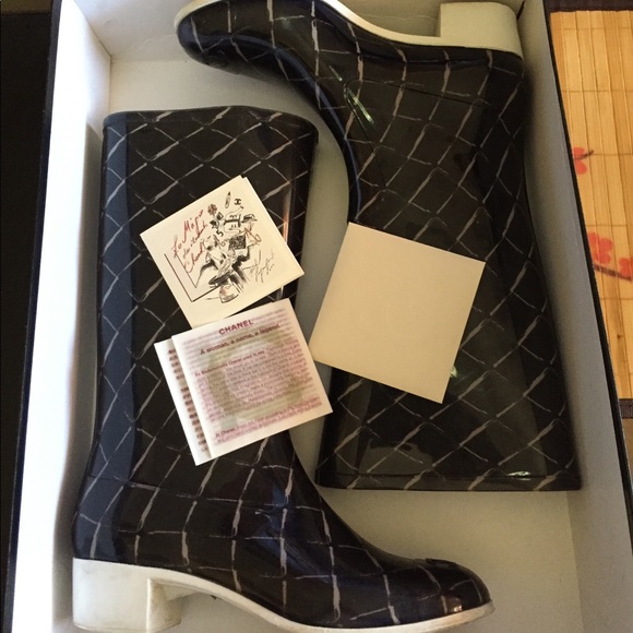 CHANEL Shoes - Authentic Chanel Rain boots