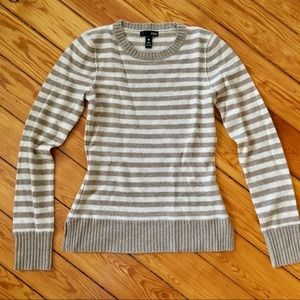 Aqua Cashmere Striped Sweater Aqua Cashmere Striped Sweater